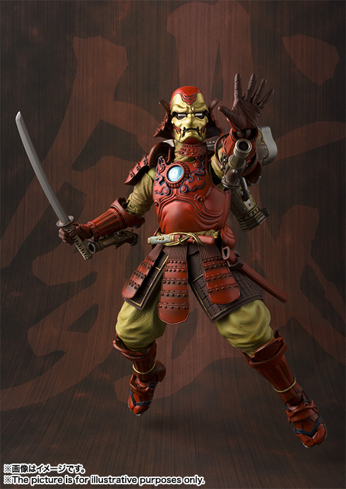 Meisho MANGA REALIZATION Steel Samurai Iron Man Mark 3 07