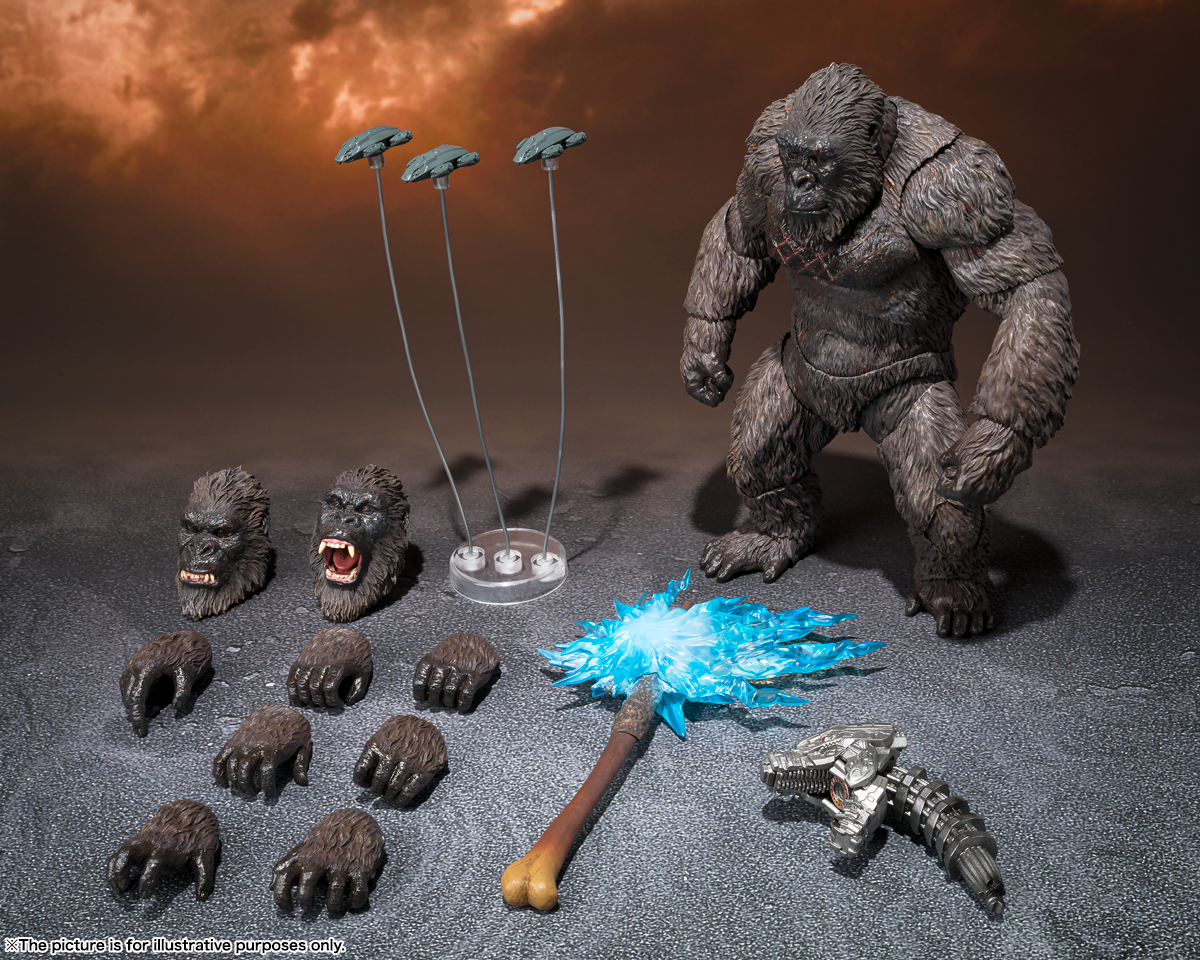 Godzilla vs Kong（2021) フィギュア S.H.MonsterArts （エス・エイチ・モンスターアーツ）KONG FROM GODZILLA VS. KONG (2021) -Exclusive Edition-