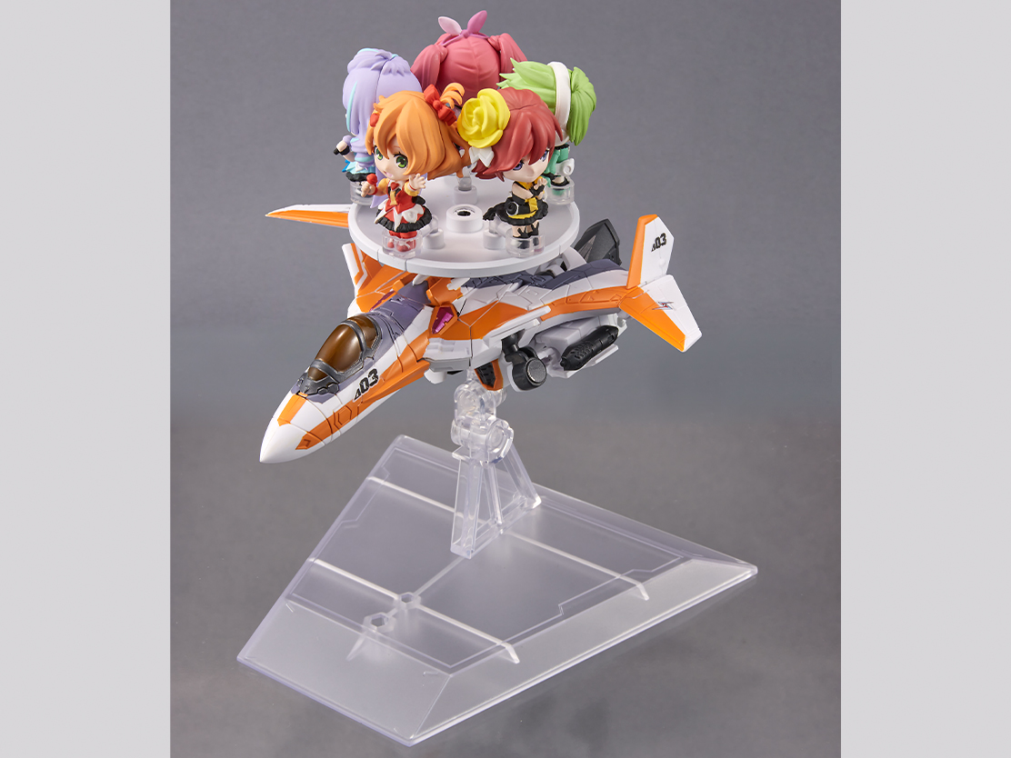MACROSS Delta Figure TINY SESSION VF-31E Siegfried (Chuck Mustang machine) with Reina Prowler