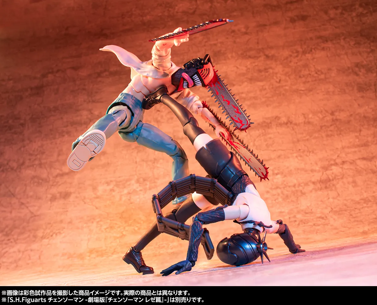 劇場版『チェンソーマン レゼ篇』公開中!魂ウェブ商店受注中 S.H.Figuartsレゼ、ボムご紹介