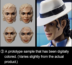 (3)A prototype sample that has been digitally colored. (Varies slightly from the actual product.)